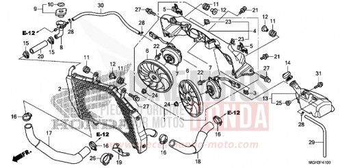RADIATEUR VFR1200XD de 2013